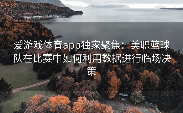 爱游戏体育app独家聚焦：美职篮球队在比赛中如何利用数据进行临场决策