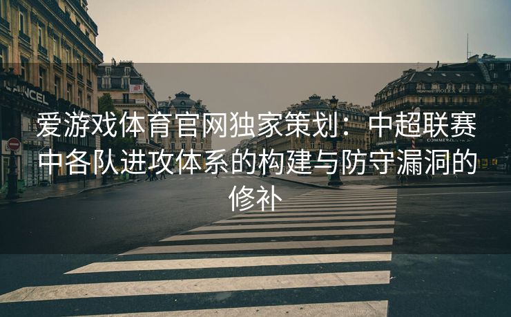 爱游戏体育官网独家策划：中超联赛中各队进攻体系的构建与防守漏洞的修补